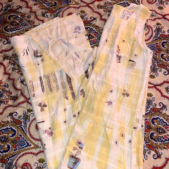 Yellow Cottagecore Printed Maxi Dress - Picture 5 of 10